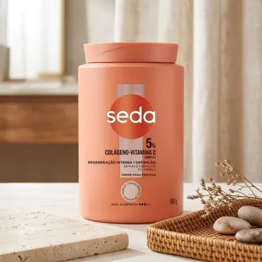 Creme para Pentear Seda 5% Col&aacute;geno Vitamina C 900g