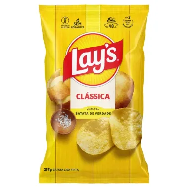 Batata Lay's Lisa Cl&aacute;ssica com 257g
