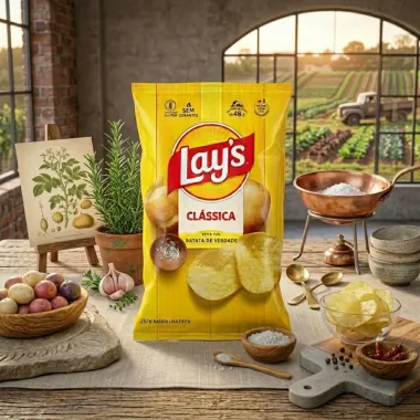 Batata Lay's Lisa Cl&aacute;ssica com 257g