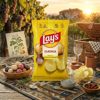 Batata Lay's Lisa Cl&aacute;ssica com 257g