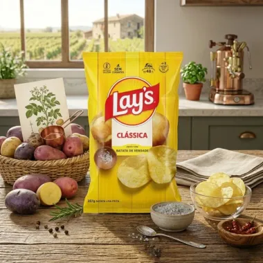 Batata Lay's Lisa Cl&aacute;ssica com 257g