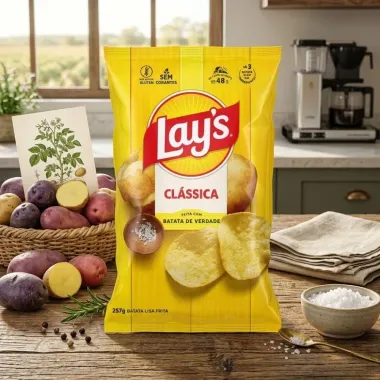 Batata Lay's Lisa Cl&aacute;ssica com 257g