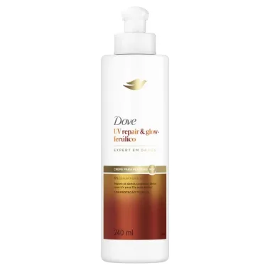 Creme para Pentear Dove UV Repair & Glow Fer&uacute;lico 240ml
