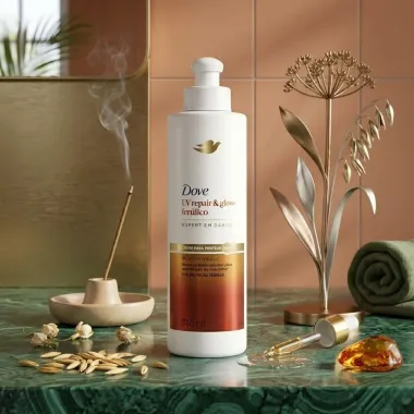 Creme para Pentear Dove UV Repair & Glow Fer&uacute;lico 240ml