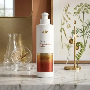 Creme para Pentear Dove UV Repair & Glow Fer&uacute;lico 240ml