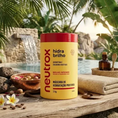 M&aacute;scara de Hidrata&ccedil;&atilde;o Profunda Neutrox Hidra Brilho 1kg