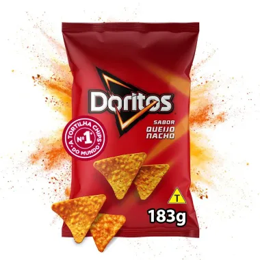 Doritos Elma Chips Sabor Queijo Nacho 183g