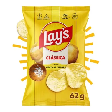 Batata Lay's Cl&aacute;ssica 62g