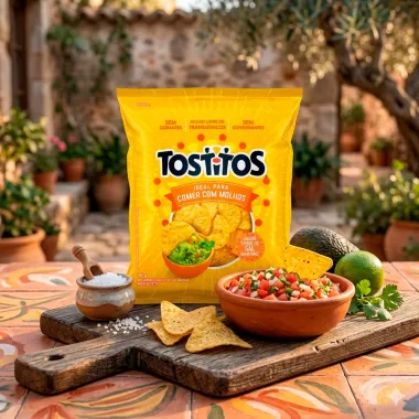 Salgadinho Tostitos Sabor Toque de Sal Marinho 45g