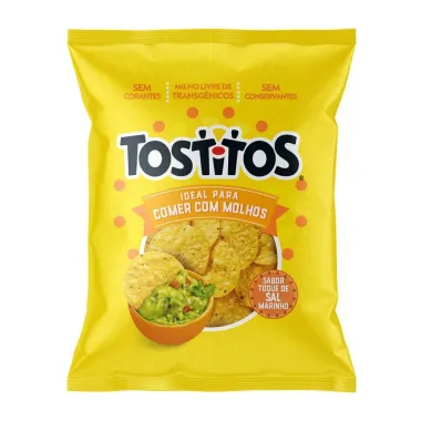 Salgadinho Tostitos Sabor Toque de Sal Marinho 45g
