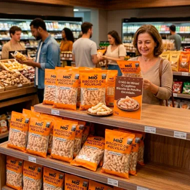 Biscoito de Polvilho Mi&oacute; Escaldado 70g