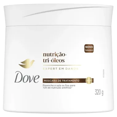 M&aacute;scara de Tratamento Dove Nutri&ccedil;&atilde;o e Tri &Oacute;leos 320g