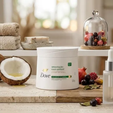 M&aacute;scara de Tratamento Dove Umecta&ccedil;&atilde;o e Coco Antioxi 320g