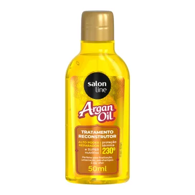 &Oacute;leo Salon Line Argan Oil Tratamento Reconstrutor 50ml