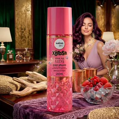 Body Splash Salon Line X&ecirc;rosa Viva La Vida Cabelo e Corpo Floral Frutal 200ml