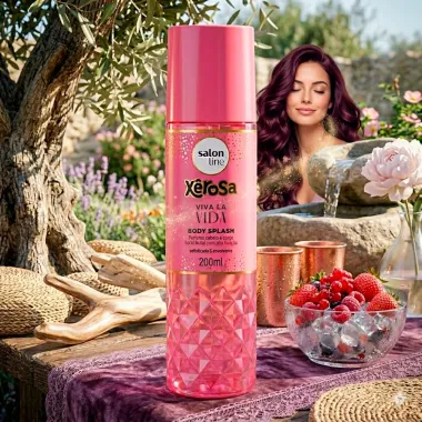 Body Splash Salon Line X&ecirc;rosa Viva La Vida Cabelo e Corpo Floral Frutal 200ml