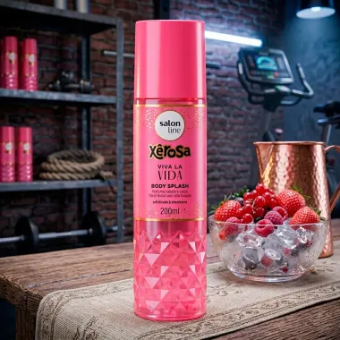 Body Splash Salon Line X&ecirc;rosa Viva La Vida Cabelo e Corpo Floral Frutal 200ml