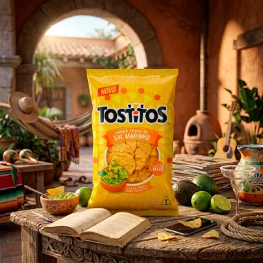 Salgadinho Tostitos Sabor Toque de Sal Marinho 260g