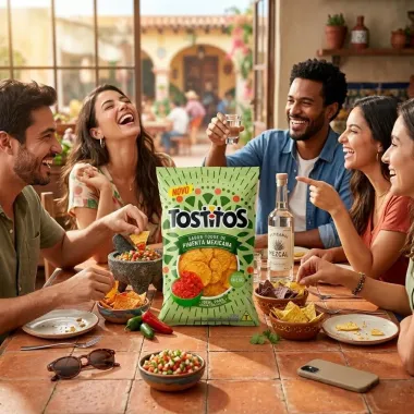 Salgadinho Tostitos Sabor Toque de Pimenta Mexicana 260g