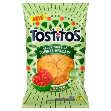 Salgadinho Tostitos Sabor Toque de Pimenta Mexicana 260g