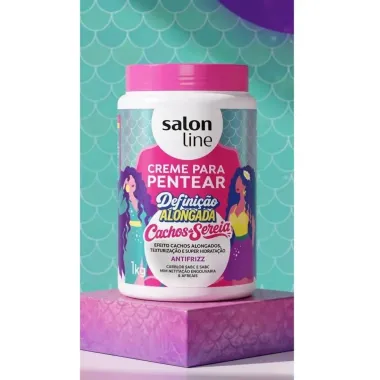 Creme de Pentear Salon Line Defini&ccedil;&atilde;o Alongada Cachos de Sereia Antifrizz 1Kg