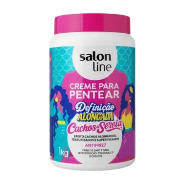 Creme de Pentear Salon Line Defini&ccedil;&atilde;o Alongada Cachos de Sereia Antifrizz 1Kg