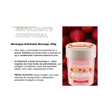 Esfoliante Corporal Hidramais Merengue Morango 350g