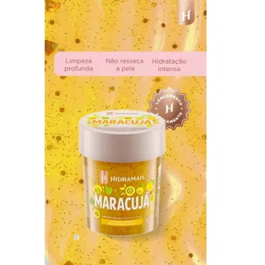 Sabonete Hidramais Mousse Esfoliante Corporal Maracuj&aacute; 350g
