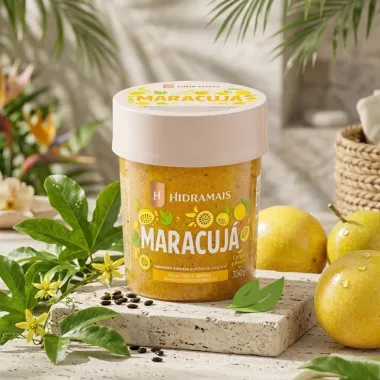 Sabonete Hidramais Mousse Esfoliante Corporal Maracuj&aacute; 350g