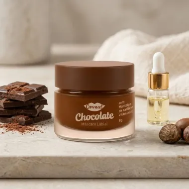 M&aacute;scara Hidratante Labial Carmed Chocolate 8g