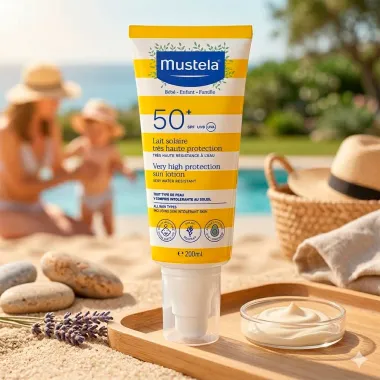 Mustela Protetor Solar FPS 50+ Infantil e Adulto 200ml