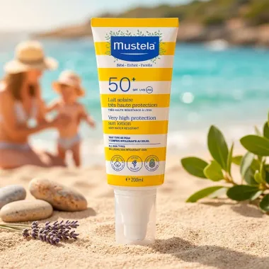 Mustela Protetor Solar FPS 50+ Infantil e Adulto 200ml