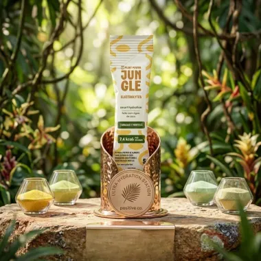 Jungle Plant Power Electrolytes Smart Hydration Sabor Abacaxi e Hortel&atilde; Sache em P&oacute; de 5g