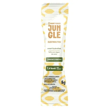 Jungle Plant Power Electrolytes Smart Hydration Sabor Abacaxi e Hortel&atilde; Sache em P&oacute; de 5g