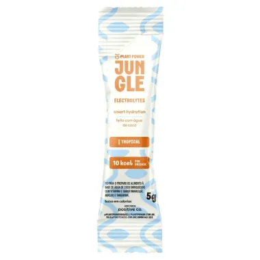 Jungle Plant Power Electrolytes Smart Hydration Sabor Tropical Sache em P&oacute; de 5g