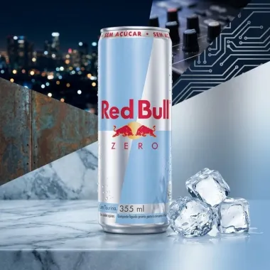 Energ&eacute;tico Red Bull Zero Sem A&ccedil;&uacute;car 355ml