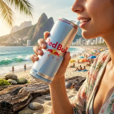 Energ&eacute;tico Red Bull Zero Sem A&ccedil;&uacute;car 355ml