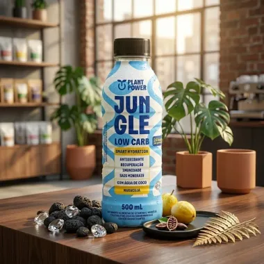 Jungle Low Carb Plant Power Suplemento Alimentar Sabor Maracuj&aacute; 500ml