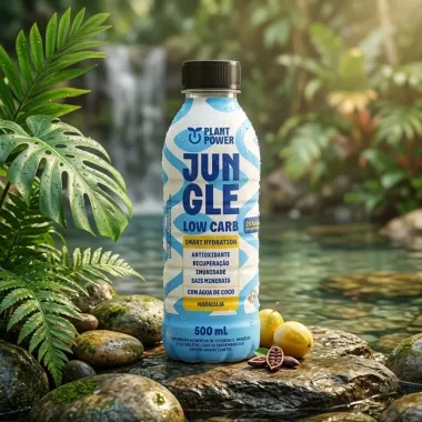 Jungle Low Carb Plant Power Suplemento Alimentar Sabor Maracuj&aacute; 500ml