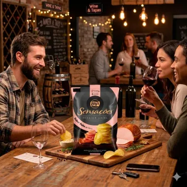 Batata Lays Sensa&ccedil;&otilde;es Sabor Peito de Peru 125g