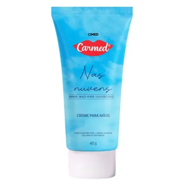 Creme Hidratante para M&atilde;os Carmed Nas Nuvens &Acirc;mbar, Ma&ccedil;a Verde e Algod&atilde;o Verde 40g