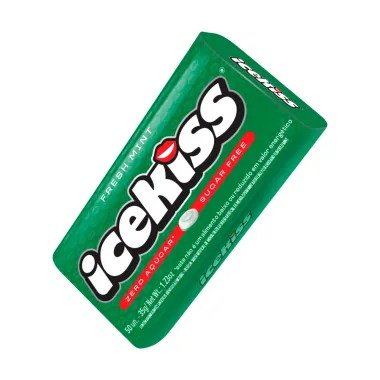 Pastilha IceKiss Fresh Mint Zero A&ccedil;&uacute;car 50 Unidades