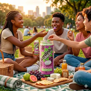 Pastilha IceKiss Azedinha Uva Sem A&ccedil;&uacute;car 35g