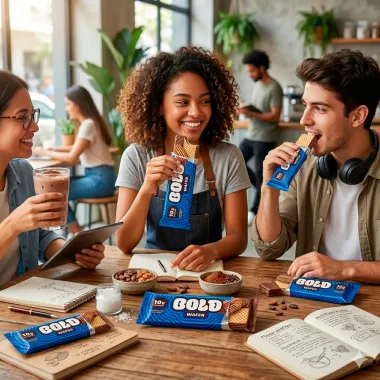 Bold Wafer Sabor Chocolate Branco com 10g Prote&iacute;na 40g