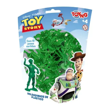 Brinquedo Toyng Toy Story Soldadinhos de Pl&aacute;stico Pacote com 16 poses sortidas +4