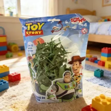 Brinquedo Toyng Toy Story Soldadinhos de Pl&aacute;stico Pacote com 16 poses sortidas +4