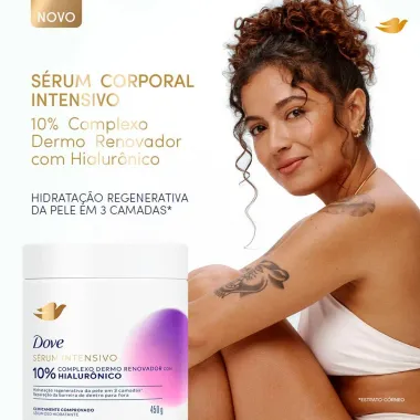 Dove S&eacute;rum Intensivo Corporal 10% Hialur&ocirc;nico 450g