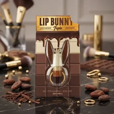 Gloss Labial Fran By Franciny Ehlke Lip Bunny Triple 5g