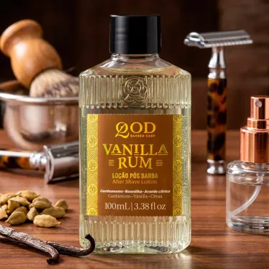 Lo&ccedil;&atilde;o P&oacute;s Barba QOD Barber Shop Vanilla Rum 100ml