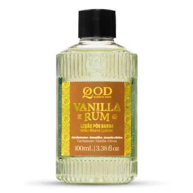 Lo&ccedil;&atilde;o P&oacute;s Barba QOD Barber Shop Vanilla Rum 100ml